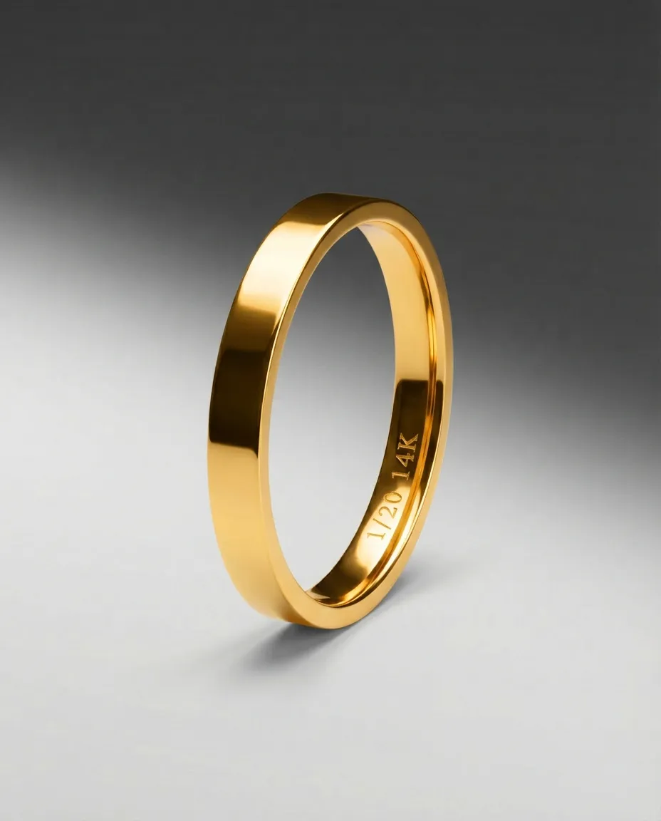 Female Stainless Band Ring